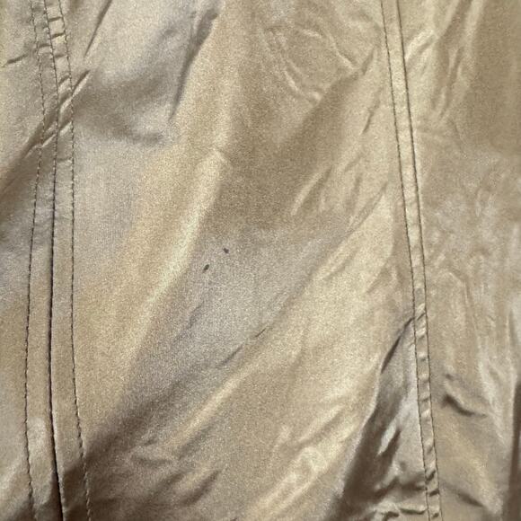 VTG Colebrook & Co Large Chic Faux Fur Collar Removable Vinyl Retro Lined Jacket - Picture 4 of 16